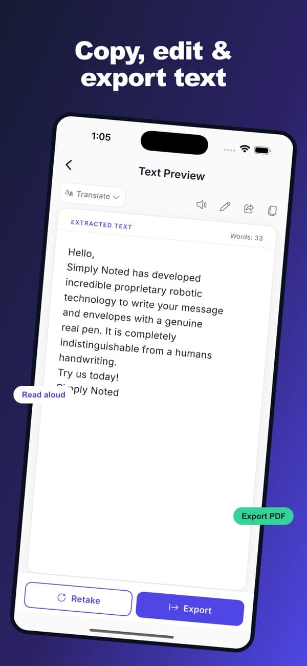 Handwriting to Text screenshot 5